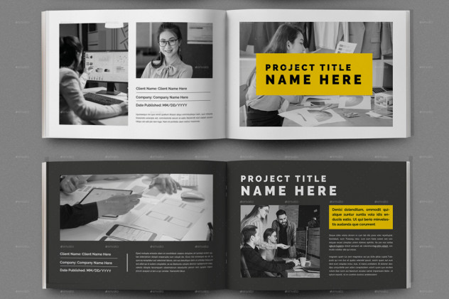 Portfolio Booklet Template InDesign INDD - product preview 3