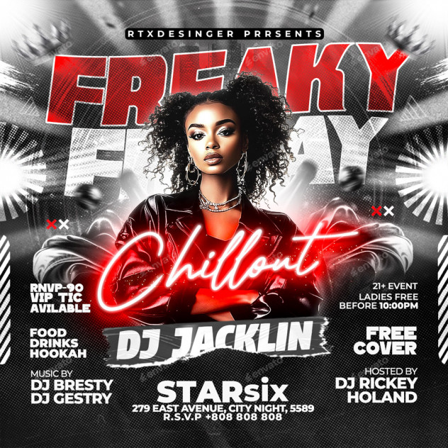 Preview of Artist Flyer Template