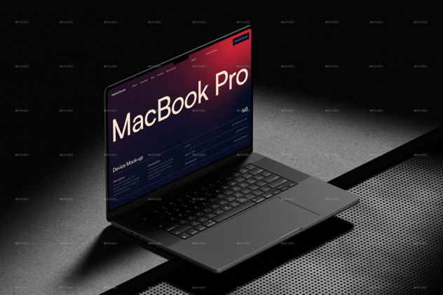 MacBook Pro Laptop Mockup - product preview 1