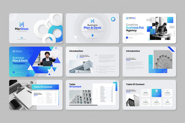 Business Plan-Deck Presentation PowerPoint Template