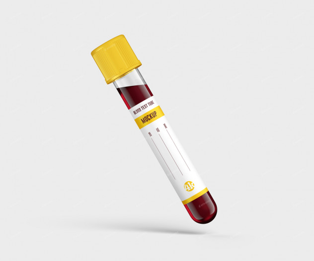 Blood Test Tube Mockup Set - product preview 3