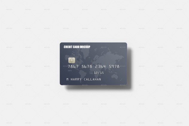 Credit Card Mockup