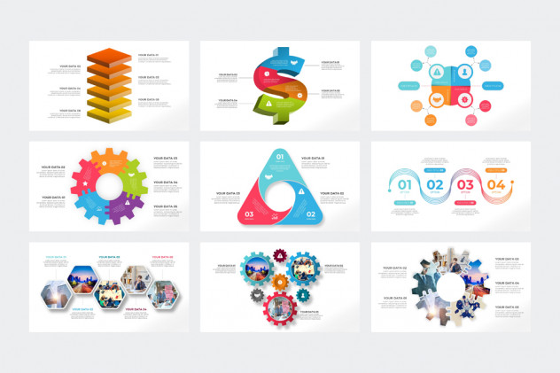 Infographics Complete Bundle PowerPoint Templates - product preview 1