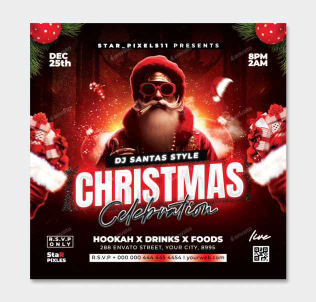 Christmas Flyer PSD Template