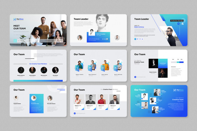 Business Plan-Deck Presentation PowerPoint Template - product preview 3