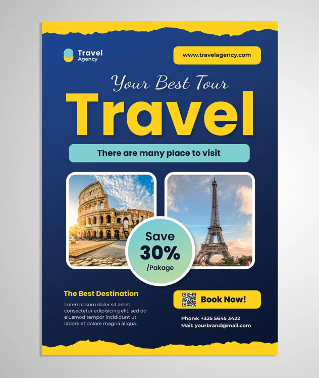 Special Travel Flyer Template PSD - product preview 0