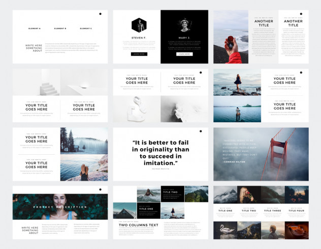 Minimal PowerPoint Template - product preview 1