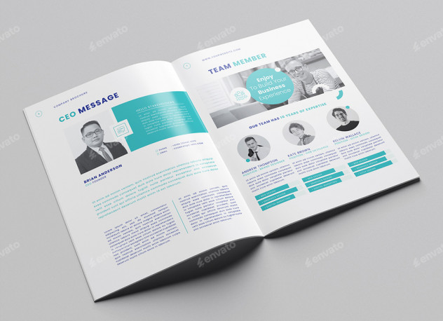Company Brochure Template - Microsoft Word, InDesign, PSD, Canva preview #4