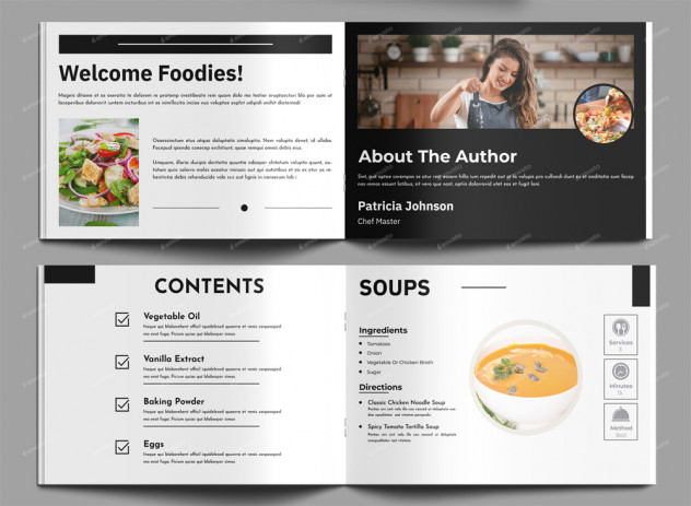 Recipe Book Template - product preview 1