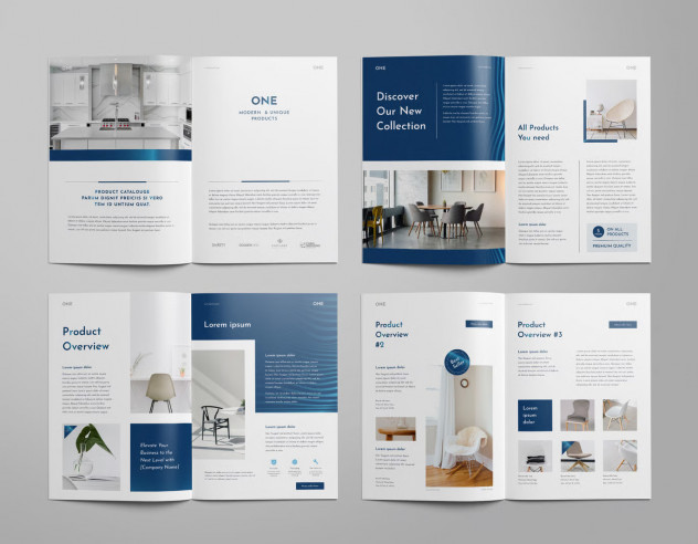 Multipurpose Catalog Template &ndash; InDesign & Word preview #3