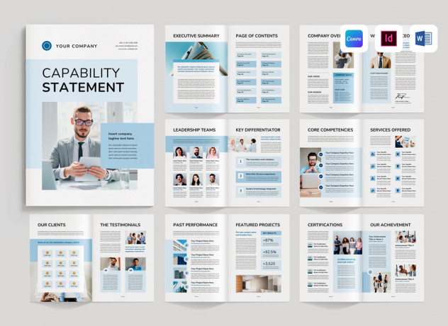 Preview of Corporate Capability Statement Template