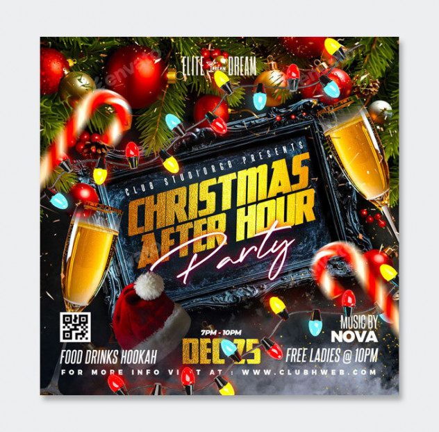 Christmas Flyer Design PSD