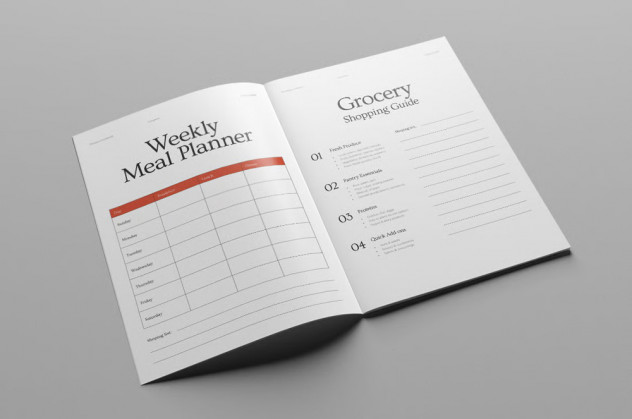 Recipe Book Template &ndash; InDesign, Affinity, Canva preview #2