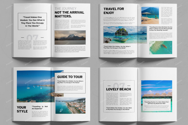 Travel Photo Album Book Template InDesign INDD - product preview 2