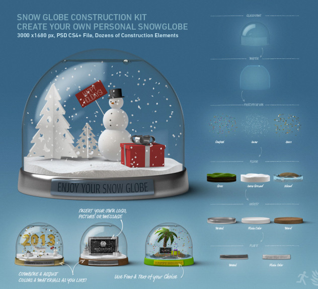 DOA Snow Globe Construction Kit