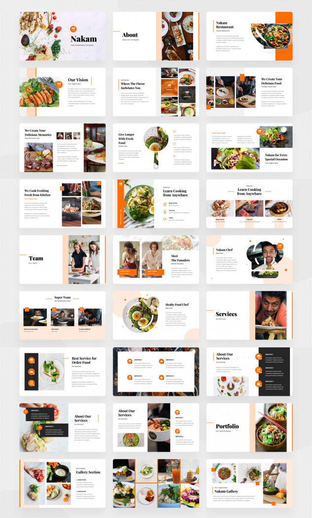 Food & Restaurant Keynote Template