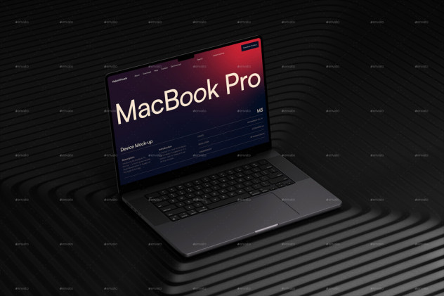 MacBook Pro Laptop Mockup - product preview 5