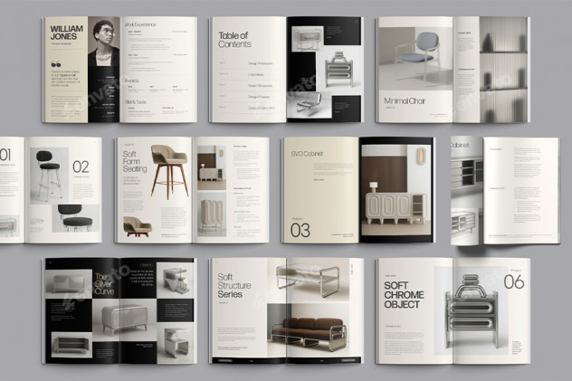 Minimalist Portfolio Brochure Template preview #2