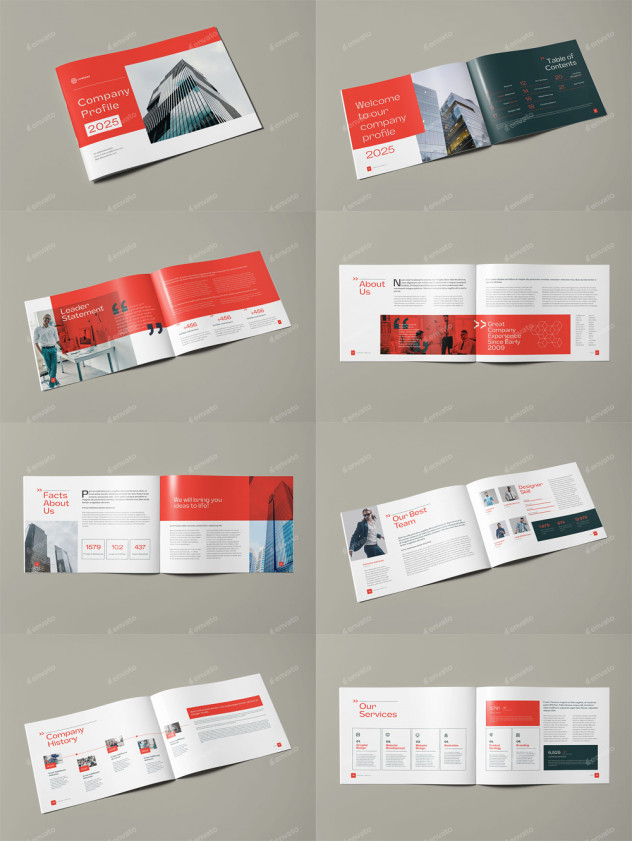 Company Profile Brochure Template InDesign INDD