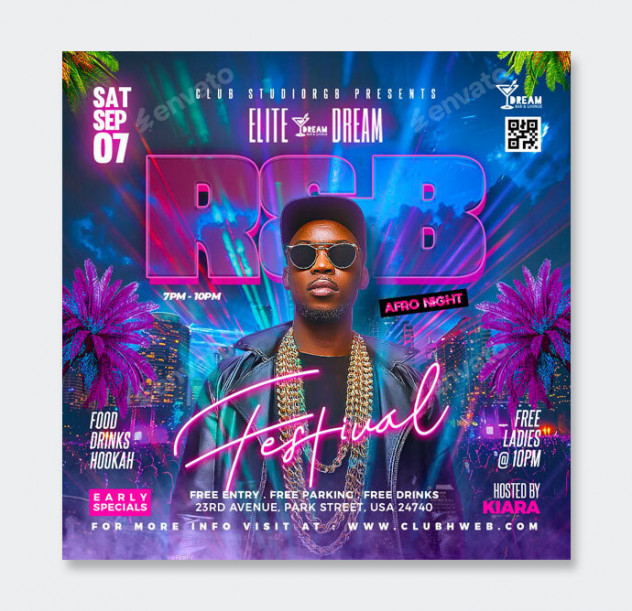 Dj Flyer PSD Template