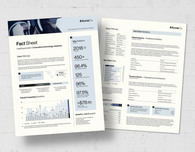 Preview of Fact Sheet Template