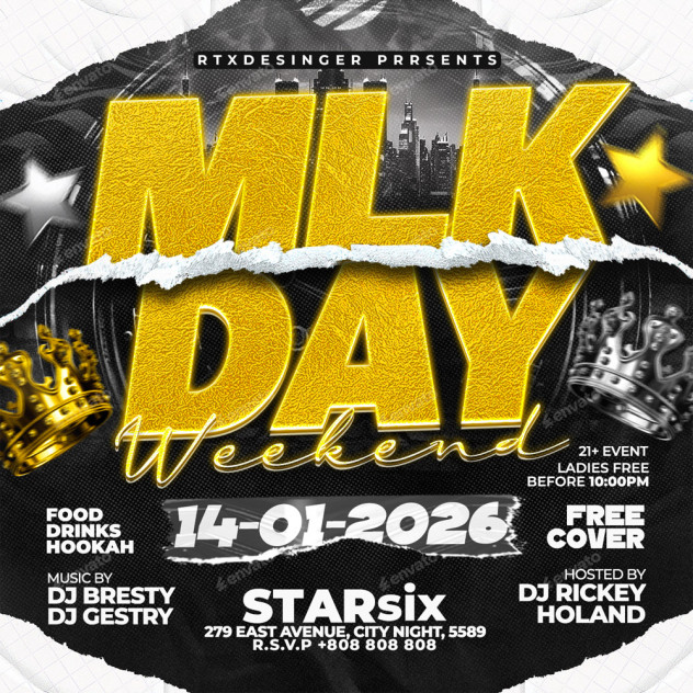 Preview of MLK Weekend Flyer Template