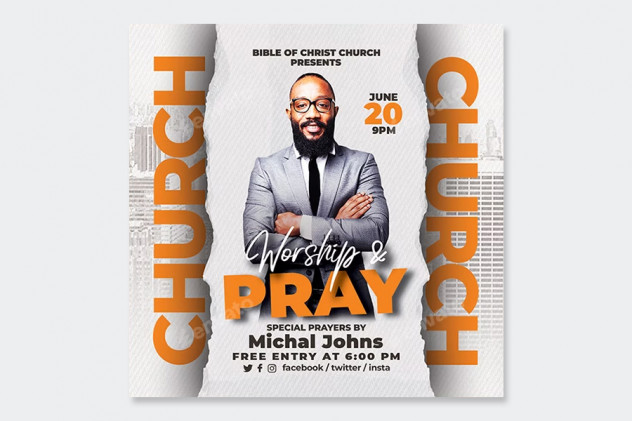 Church Flyer PSD