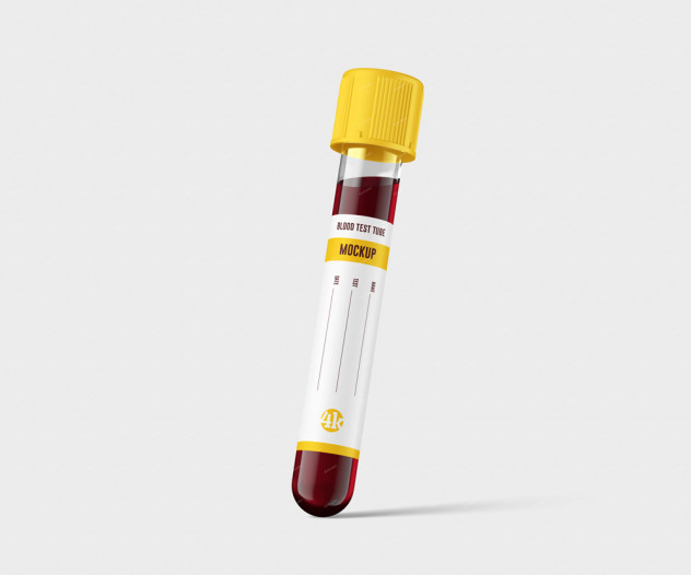 Blood Test Tube Mockup Set - product preview 2