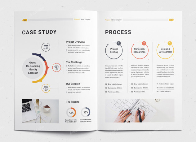 Project Proposal Template InDesign & Ms Word - product preview 4