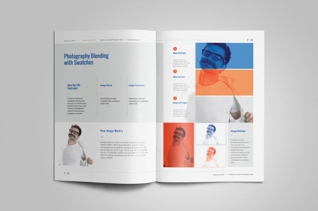 Brand Manual Brochure Design preview #7