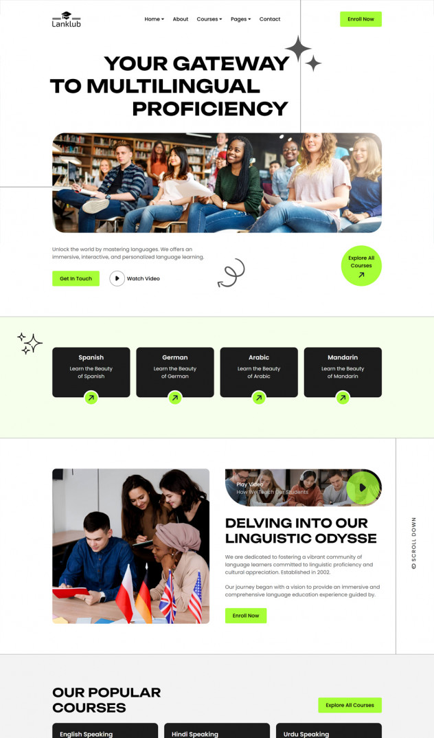 Preview of Lanklub - The Ultimate React Education & Online Course Template