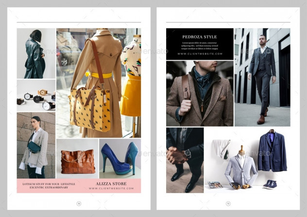 Stylish Fashion Look Magazine Template &ndash; InDesign (INDD & IDML) preview #10