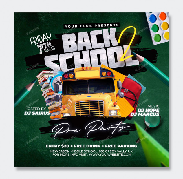 Back To School Flyer Design
