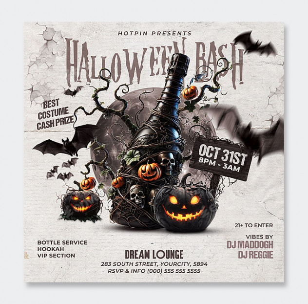 Halloween Flyer PSD