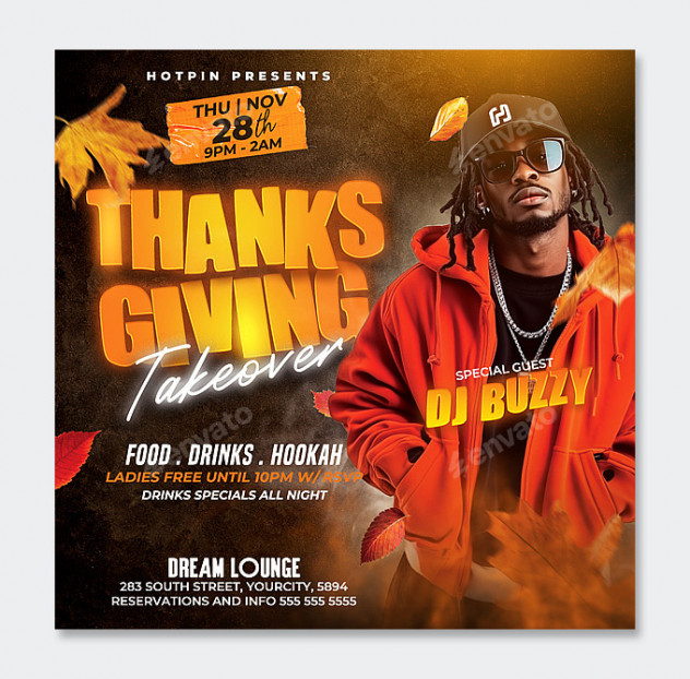 Thanksgiving Flyer Design