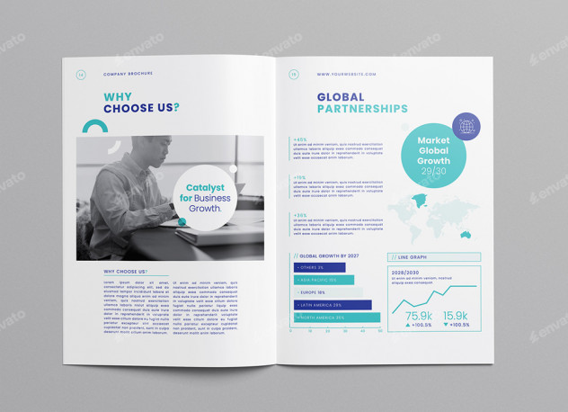 Company Brochure Template - Microsoft Word, InDesign, PSD, Canva preview #9