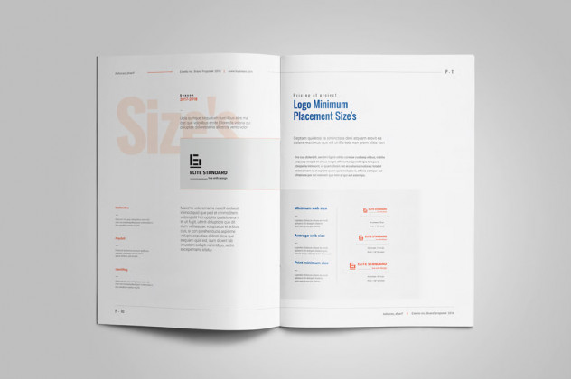 Brand Manual Brochure Design preview #3