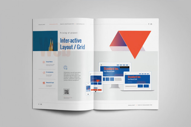 Brand Manual Brochure Design preview #6