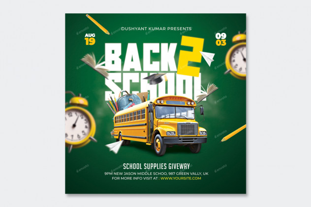 Back To School Flyer Design