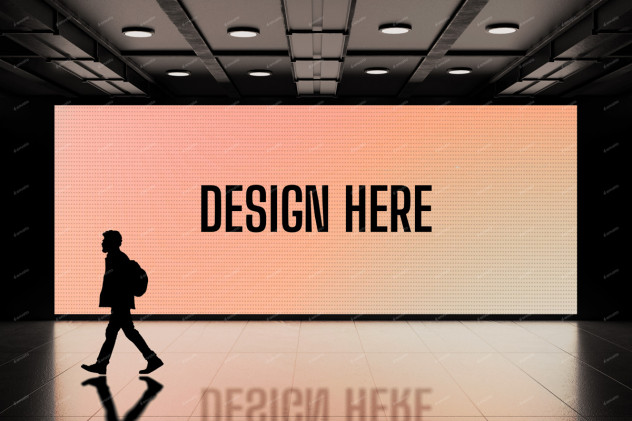 Digital LED Screen Mockup preview #2