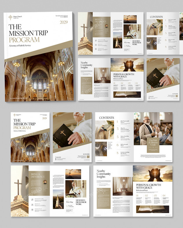 Church Mission Brochure Template