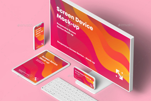 Responsive Screen Device Mockup