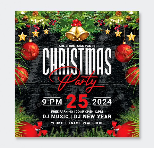 Christmas Flyer Template PSD