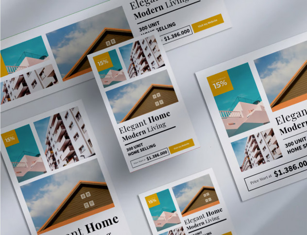 Real Estate Google Ads Web Banner Template preview #3