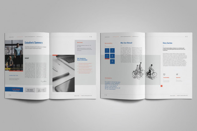 Brand Manual Brochure Design preview #4