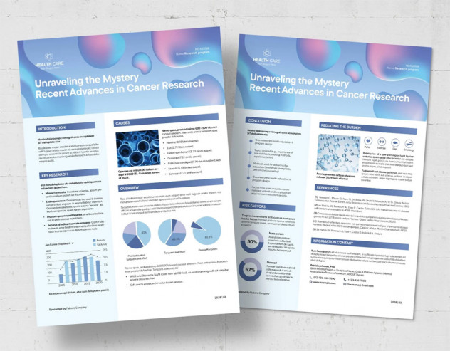Preview of Research Fact Sheet Template