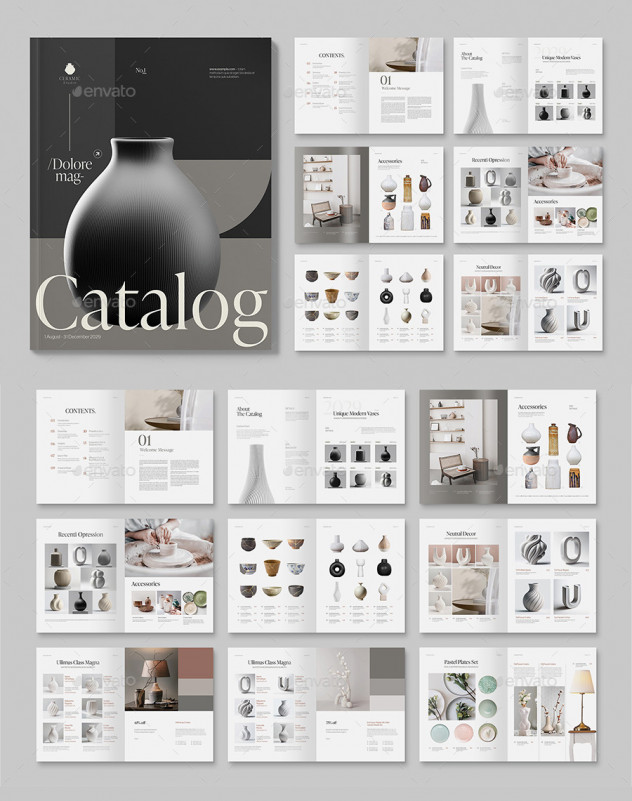 Catalog Brochure Template InDesign INDD