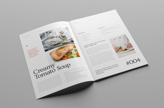 Recipe Book Template &ndash; InDesign, Affinity, Canva preview #4