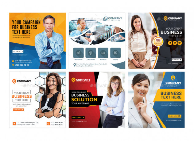 25 Business Instagram Post Templates PSD preview #3