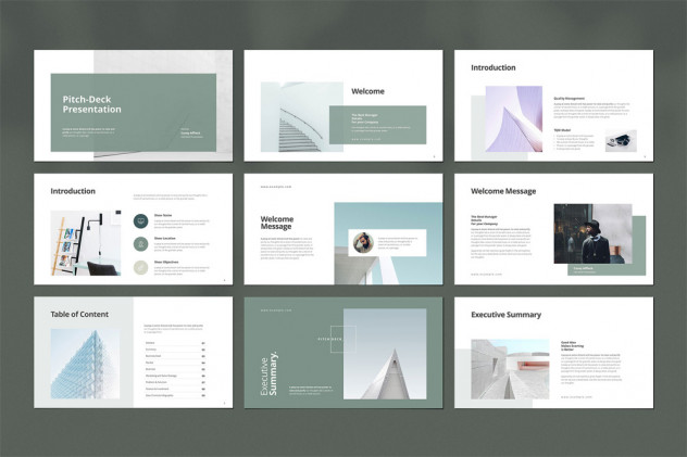 Business Pitch Deck PowerPoint Template